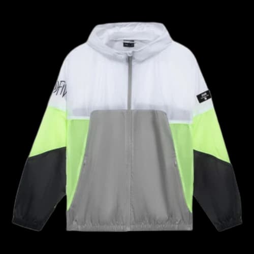 Li-Ning BadFive Logo Loose Fit Jacket 'White Grey'