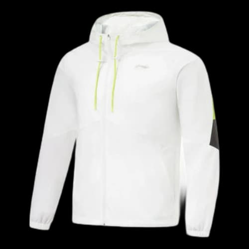 Li-Ning Training Series Hooded Jacket 'White Black'