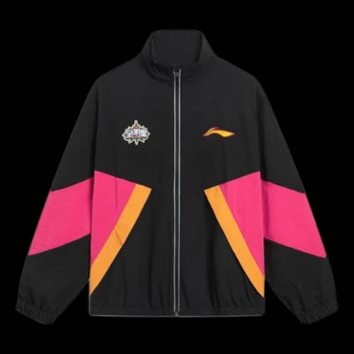 Li-Ning CBA All Star Game Graphic Jacket 'Black Pink'