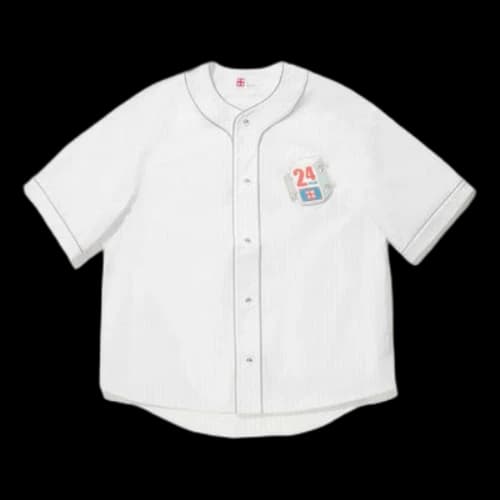 Li-Ning x Phil Hackett Graphic Baseball Shirt 'White'