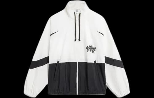 Li-Ning BadFive Hoops Graphic Jacket 'White Black'