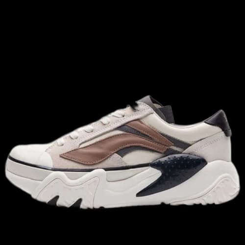 Li-Ning Wave HBRD 'White Black Brown' (Women's)