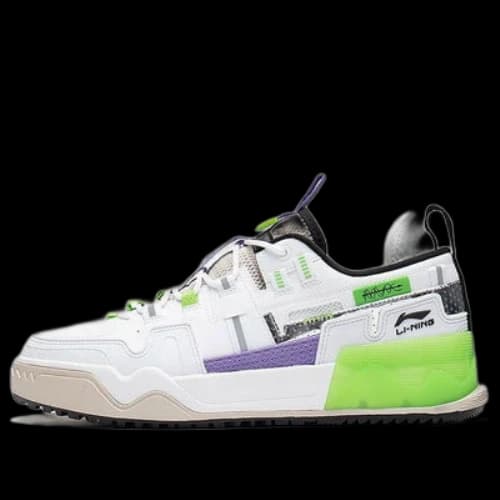 Li-Ning CF Flash Star 1.5 'White Green Purple'