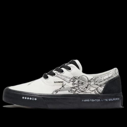 Li-Ning x Star Wars Skateboarding Low 'Creamwhite Black' (Women's)