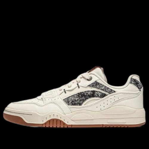 Li-Ning Moon White 'Beige Black Gum'