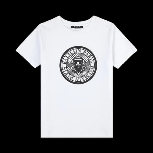 Balmain Logo T-Shirt 'White/Black'