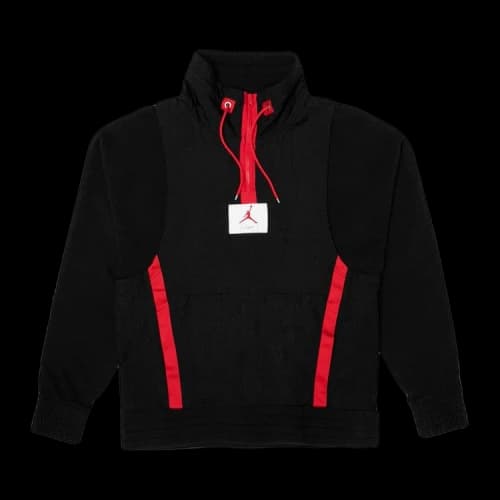Air Jordan x Union NRG Vault AJ Flight Half Zip Jacket 'Black'