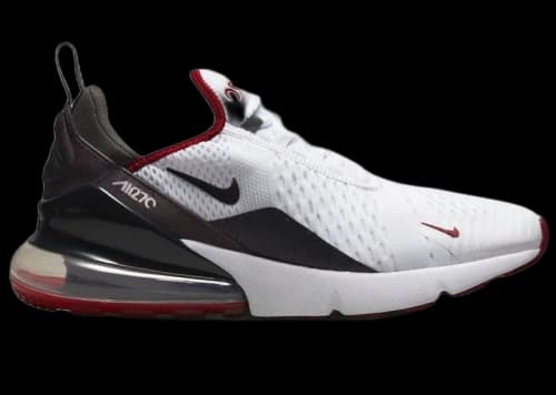 Nike Air Max 270 White Black Anthracite Team Red