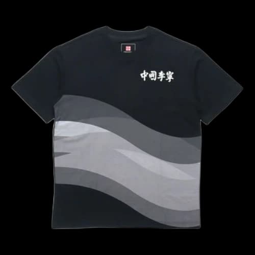 Li-Ning New York Fashion Week Series Printing Knit Tee 'Black Grey'