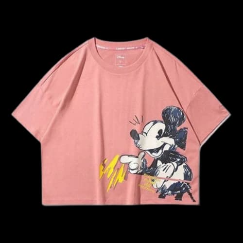 Li-Ning Casual Loose Round Neck Sports Short Sleeve 'Apricot Pink' (Women's)