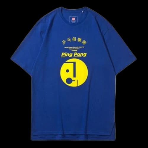 Li-Ning Paris fashion week SS20 Series Loose Short Sleeve Navy Blue