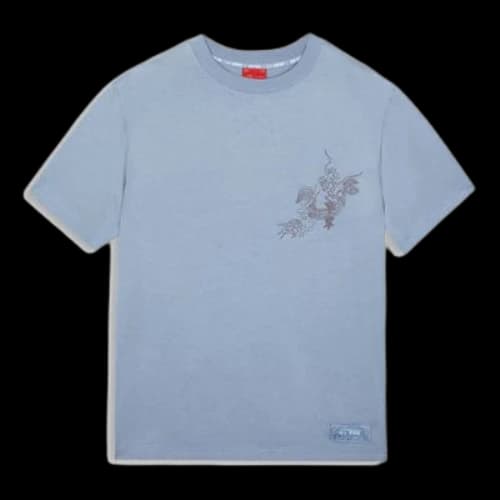 Li-Ning x Crossover Round Neck Casual Short Sleeve Unisex Blue