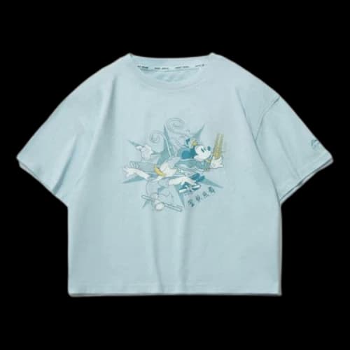 Li-Ning x Disney Crossover Loose Short Sleeve Blue
