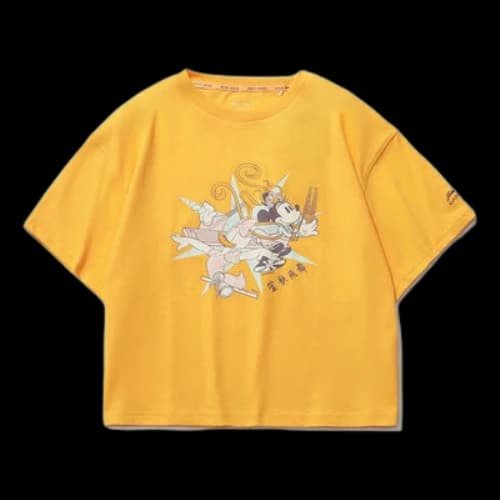 Li-Ning x Disney Printing Round-neck Yellow
