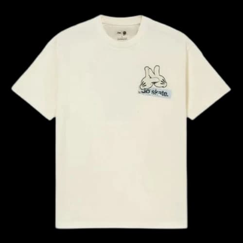 Li-Ning x OG_SLICK Crossover SS22 Graffiti Cartoon Printing Tee 'Creamy White'