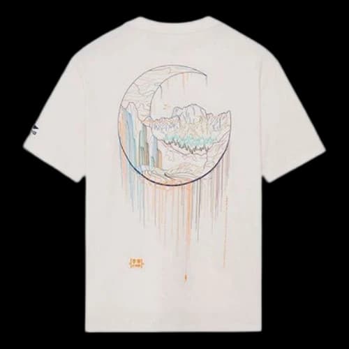Li-Ning SS22 Logo Printing Loose Round Neck Short Sleeve Couple Style 'White'