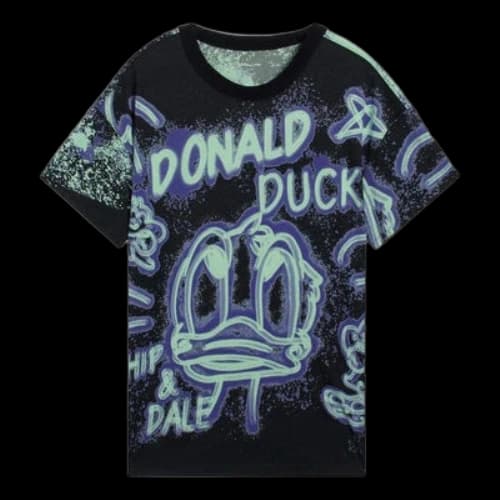 Li-Ning x Disney Donald Duck Graphic T-shirt 'Black'