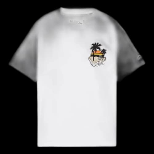 Li-Ning Beach Graphic Loose Fit T-shirt 'White'