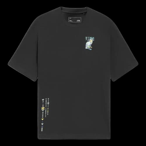 Li-Ning Chinese Culture Small Graphic Loose Fit T-shirt 'Black'