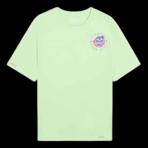 Li-Ning BadFive Skull Graphic Loose Fit T-shirt 'Light Green'
