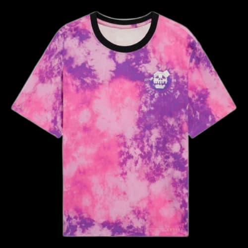 Li-Ning BadFive Skull Graphic Tie Dye T-shirt 'Pink Purple'
