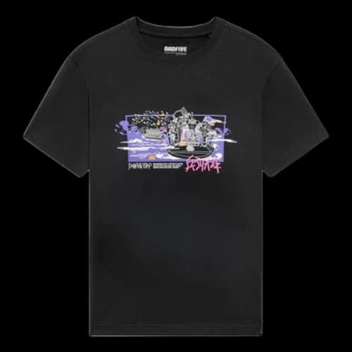 Li-Ning BadFive Graphic Loose Fit T-shirt 'Black'