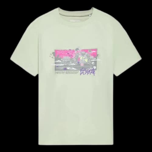 Li-Ning BadFive Graphic Loose Fit T-shirt 'Light Green'