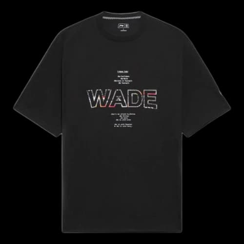 Li-Ning Way Of Wade Graphic Loose Fit T-shirt 'Black'