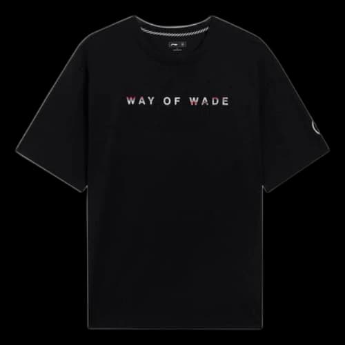 Li-Ning Way Of Wade Code Graphic Loose Fit T-shirt 'Black'