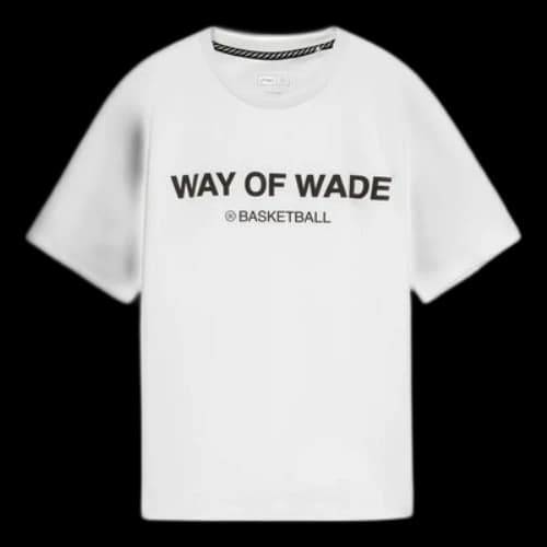 Li-Ning Way Of Wade Graphic Basketball T-shirt 'White Black'
