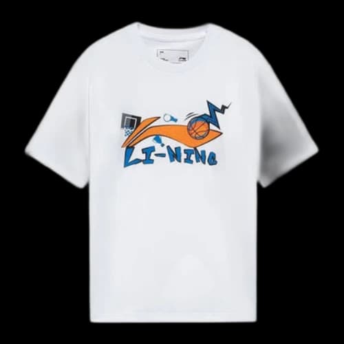 Li-Ning Basketball Graphic T-shirt 'White'