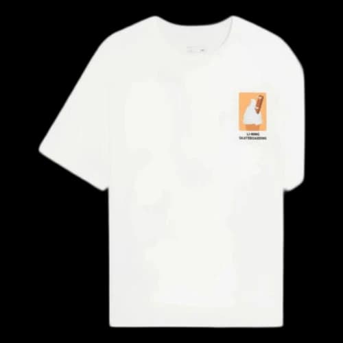 Li-Ning x Phil Hackett Ice Cream Graphic T-shirt 'White'