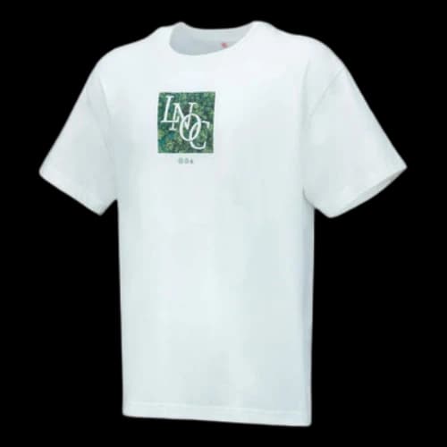 Li-Ning Printed Graphic Crew Neck T-shirt 'White Green'