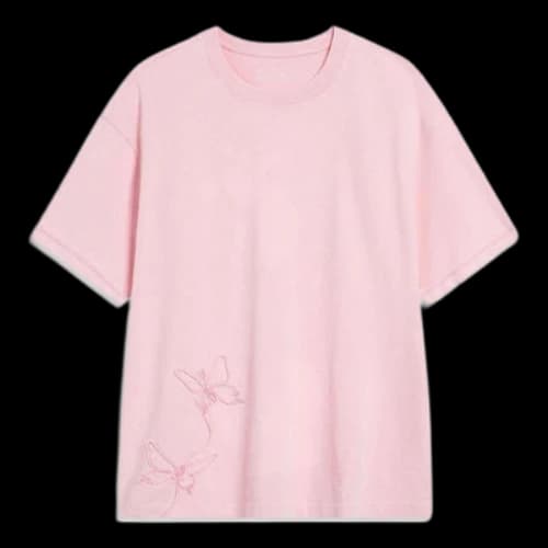 Li-Ning Chinese Culture Floral Graphic T-shirt 'Pink'