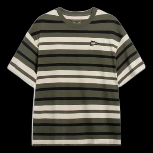 Li-Ning Counterflow Striped T-shirt 'Olive Beige'