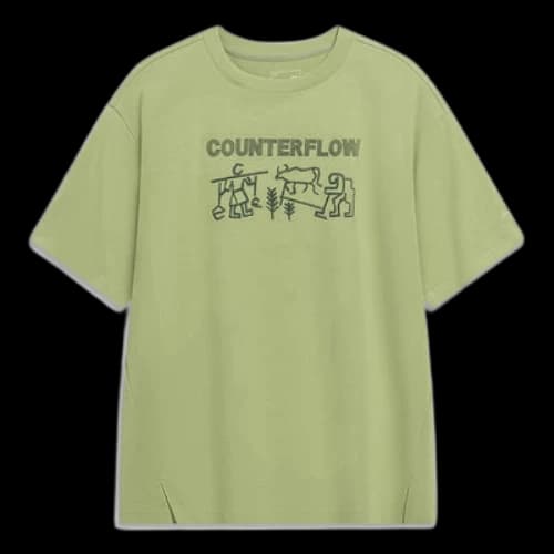 Li-Ning Counterflow Logo T-shirt 'Green'