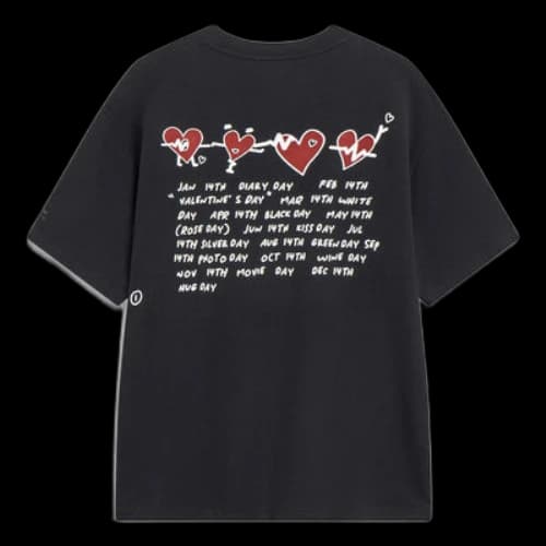 Li-Ning Heart Graphic T-shirt 'Black'