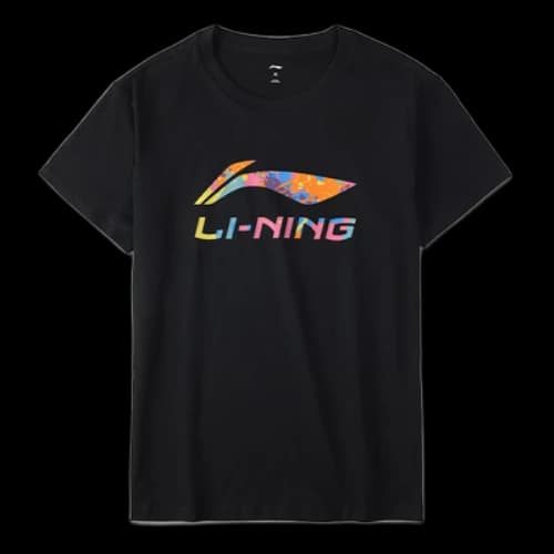 Li-Ning Classic Logo T-shirt 'Black Multi'
