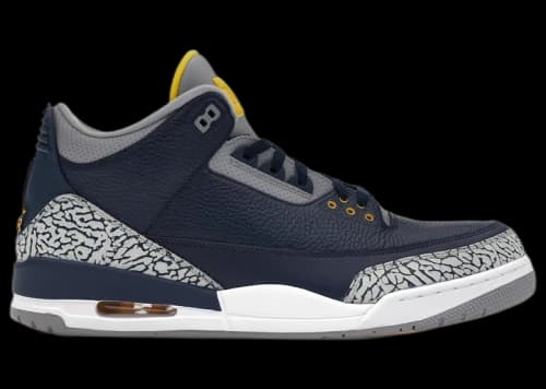 Jordan 3 Retro Michigan PE
