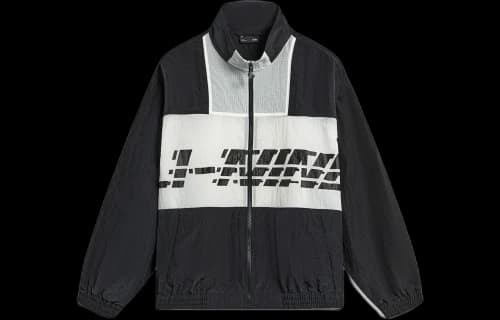 Li-Ning Windbreaker Athletic Jacket 'Black White'