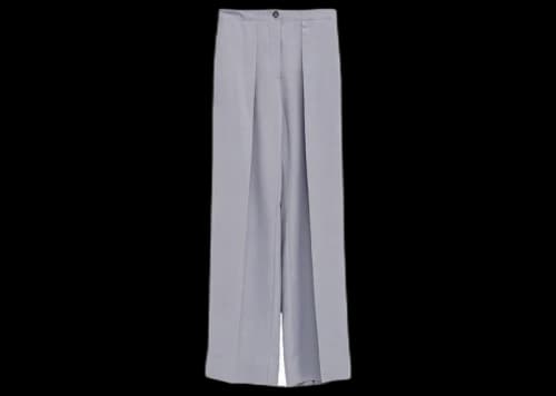 Acne Studios Tailored Wool Blend Trousers Dusty Lilac As3
