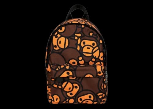 BAPE Baby Milo Small Backpack Brown