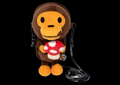 BAPE Baby Milo Mobile Bag (FW24) Brown