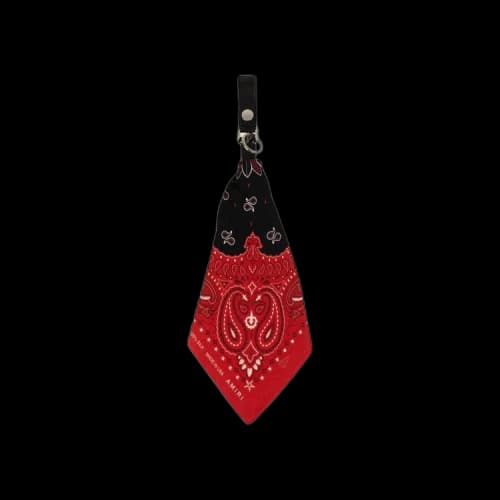 Amiri Bandana Keychain 'Red/Black'