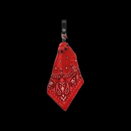 Amiri Bandana Key Chain 'Red/Black'