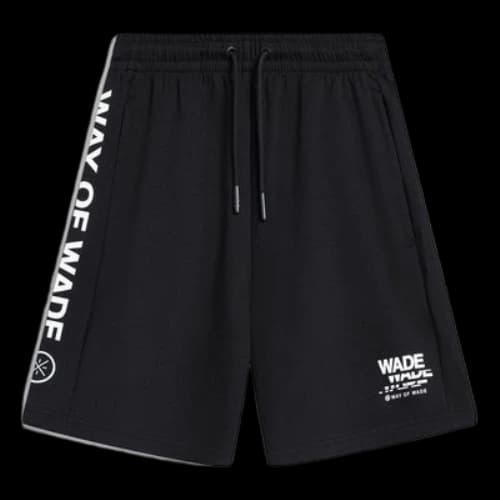 Li-Ning Way Of Wade Graphic Shorts 'Black White'