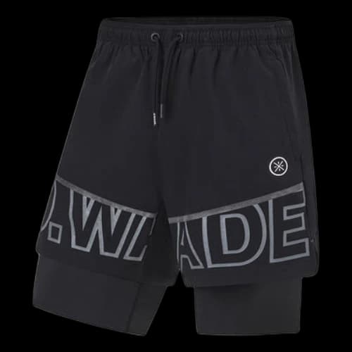 Li-Ning Way Of Wade Graphic 2-in-1 Shorts 'Black'