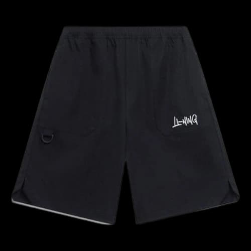 Li-Ning Embroidered Logo Shorts 'Black'