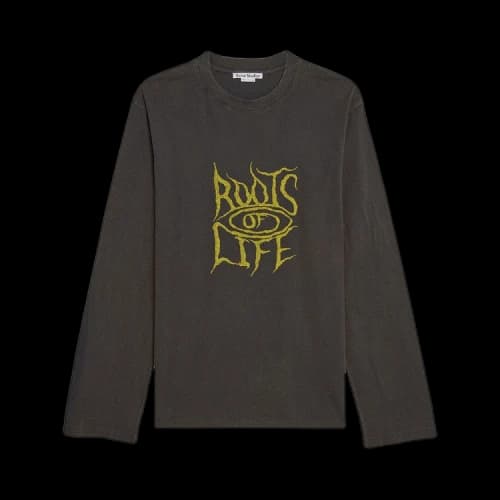 Acne Studios Printed Sweater 'Faded Black'