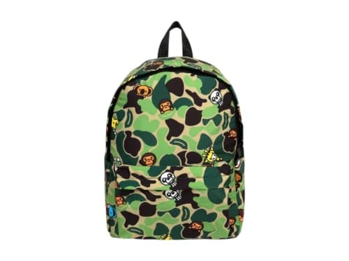 BAPE ABC Milo All Friends Medium Backpack (SS25) Green